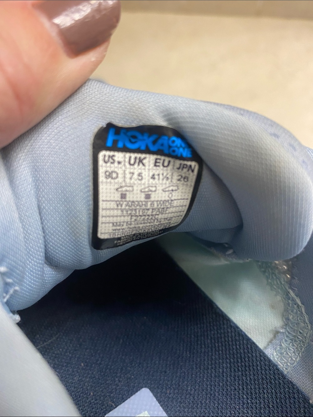 Hoka One Arahi 6 Womens 9 EUC - Picture 5 of 9